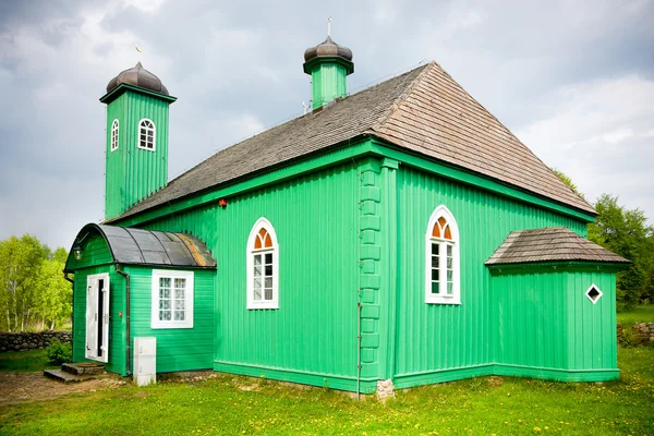 Деревянная мечеть в Крушинянах — стоковое фото
