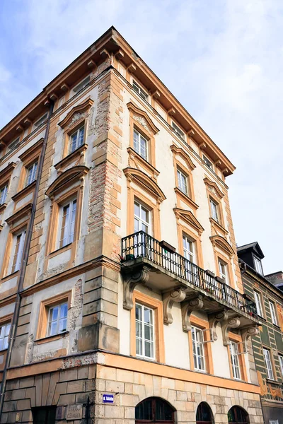 Warschau - oude architectuur van de markt van de stad — Stockfoto