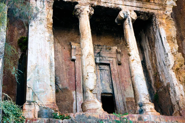 Lykische Gräber in Fethiye, Türkei - Grab der Amyntas — Stockfoto