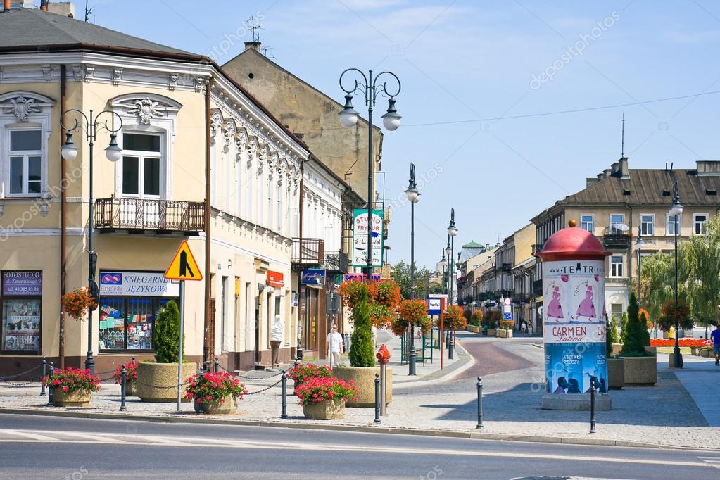 Miasto Radom, Polska, jeden z głównych placów w Radomiu Zdjęcie
