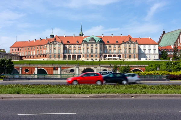 Zamek Królewski wschodniej stronie miasta Warszawy — Zdjęcie stockowe