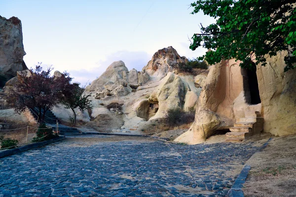 Cappadocia christian churches in volcanic rocks — Stock Photo, Image