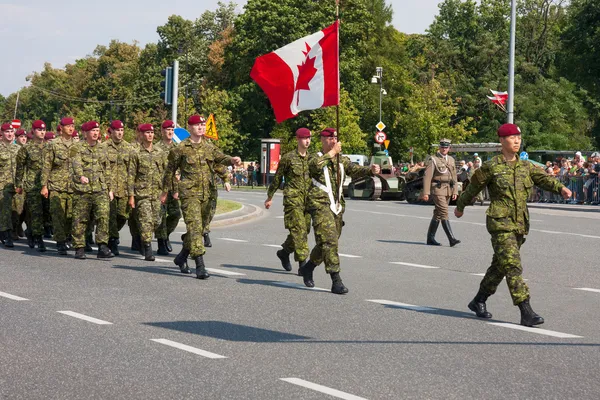 Canadian Armed Forces at the parade — Stock Photo, Image
