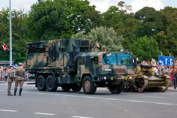 Artillerie ondersteuning radar liwiec - wapen systeem zoeken — Stockfoto