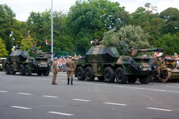 Self propelled howitzer Dana 152 — Stock Photo, Image