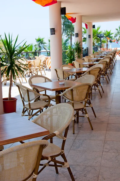Interior restaurante al aire libre —  Fotos de Stock