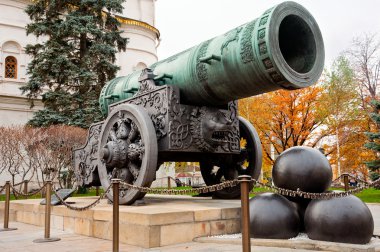 Tsar Cannon in Moscow Kremlin clipart