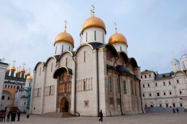 Moskova kremlin Katedralde. Rusya