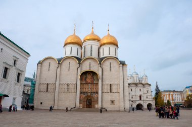 Moskova kremlin Katedralde. Rusya