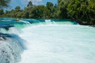Türkiye 'nin Manavgat Nehri üzerindeki Şelale