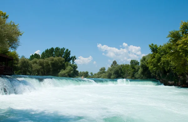 Водопад на реке Манавгат, Турция — стоковое фото