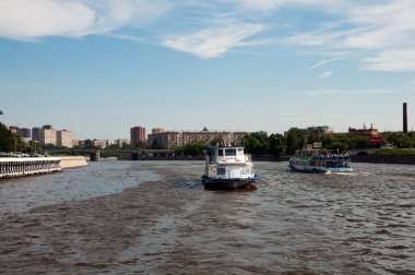 kentsel peyzaj. Moscow, Rusya Federasyonu