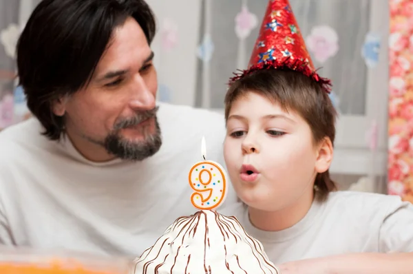 Father and son's Birthdays — Stock Photo, Image