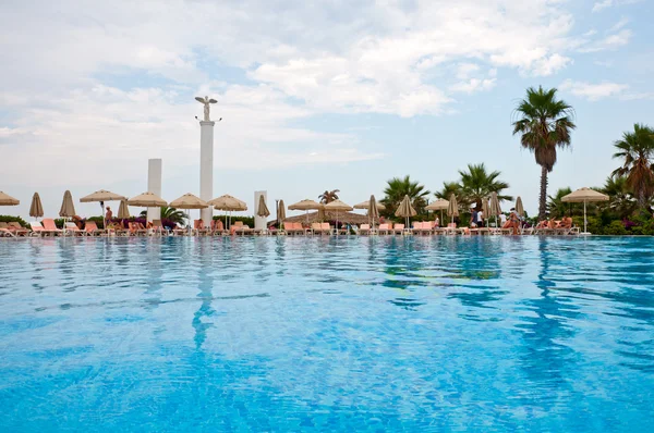 Outdoor swimming pool, Turkey — Stock Photo, Image
