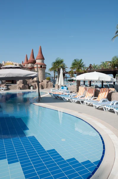 Barnens pool på en resort i Turkiet — Stockfoto