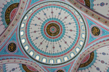 manavgat, Türkiye'nin Sultanahmet Camii kubbe süsleme