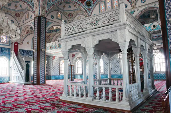 Blauwe moskee in manavgat, Turkije — Stockfoto