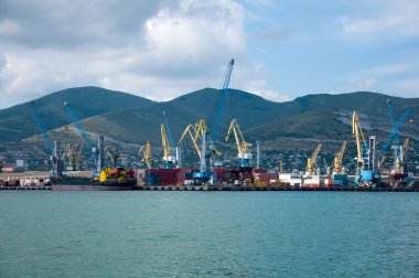 novorossiysk kargo limanında. Rusya