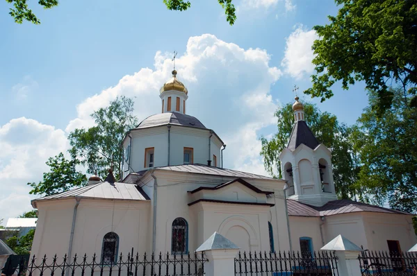 Христианский храм, ориентир в Москве, Россия — стоковое фото