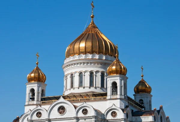 Kathedraal van Christus de Verlosser. Moskou. Landmark — Stockfoto