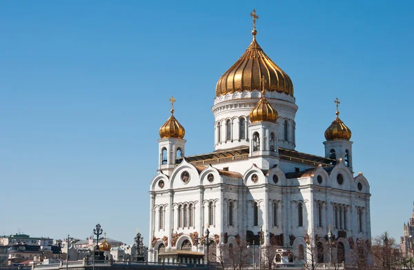 Kathedraal van Christus de Verlosser. Moskou. Landmark — Stockfoto