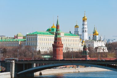 Kremlin Moskova, Rusya 'da. şehir simgesi