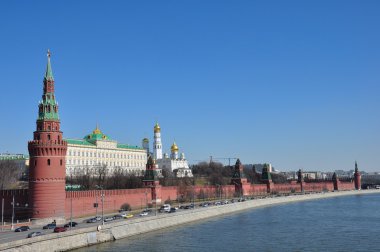 Kremlin Moskova, Rusya 'da. şehir simgesi