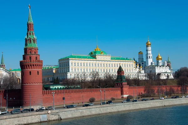 克里姆林宫在俄罗斯莫斯科。具有里程碑意义 — 图库照片
