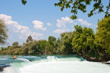 Türkiye, manavgat Nehri üzerinde şelale