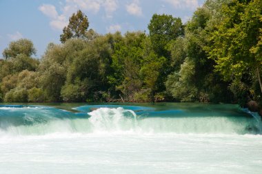 Türkiye, manavgat Nehri üzerinde şelale