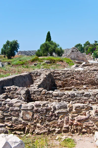 Les ruines de l'ancienne ville de Side, Turquie — Photo