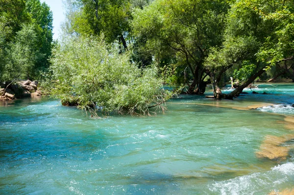 Manavgat river in Turkey — Stock Photo, Image