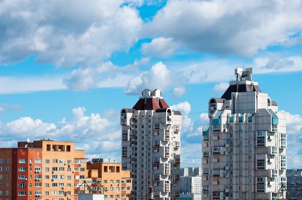 Casa de apartamento high-rise em Moscou — Fotografia de Stock