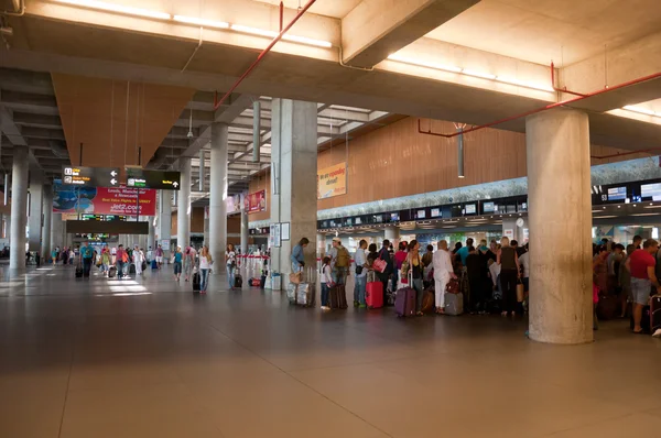 Departure Terminal Dalaman Airport in Turkey — Stock Photo, Image