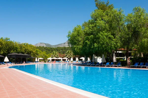 Swimming pool in the open air, Turkey — Stock Photo, Image