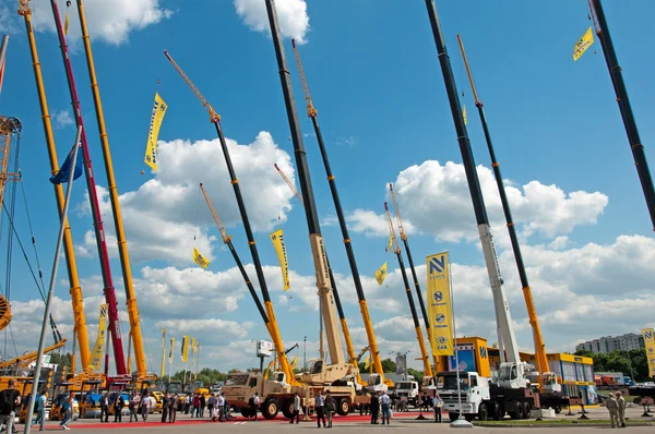 International exhibition Construction equipment and technologies on JUNE 06, 2013 in Moscow, Russia. — Stock Photo, Image