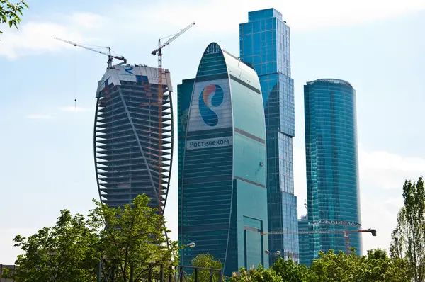 Centro de negócios "Moscow City", Rússia — Fotografia de Stock