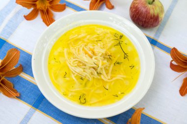 tavuk suyu iştah açıcı erişte