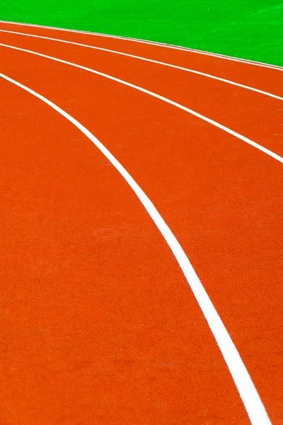 Running track at the stadium — Stock Photo, Image