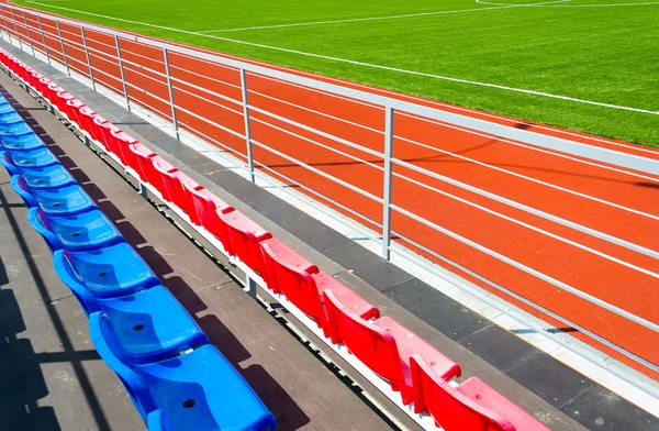 Running track at the stadium — Stock Photo, Image