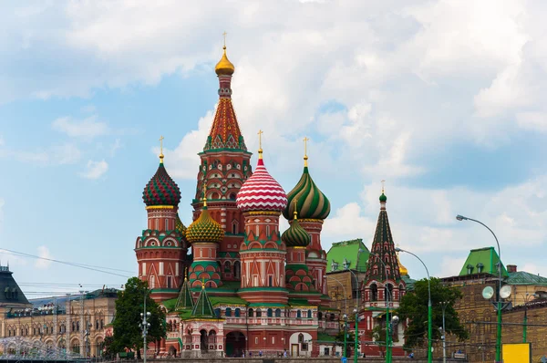 St Basils cathedral on Red Square in Moscow Russia — Stock Photo, Image