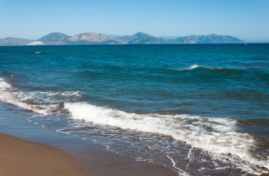 Dalgalı deniz manzarası