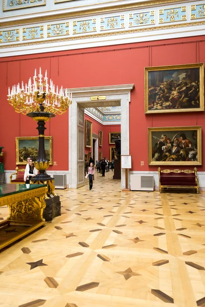 Russia. The Hermitage. Hall of the Italian art of 17-18 centuries. — Stock Photo, Image