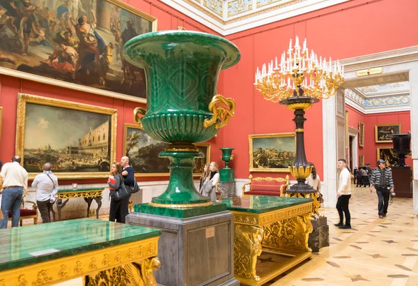 Rusia. La Ermita. Salón del arte italiano de los siglos 17-18 . — Foto de Stock