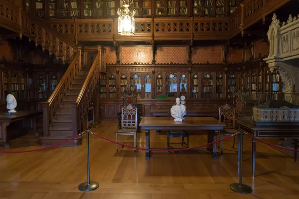 Bibliothèque du tsar Nicolas II dans l'Ermitage, Saint-Pétersbourg. Russie — Photo