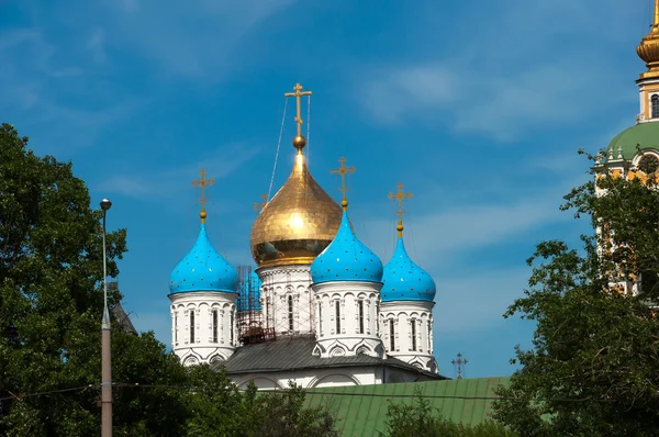 Rusland. Novospassky Kloster i Moskva. skelsættende - Stock-foto