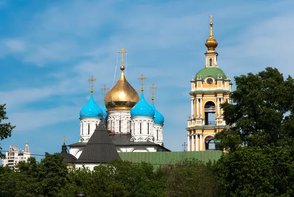 俄罗斯。在莫斯科的 novospassky 修道院。具有里程碑意义 — 图库照片