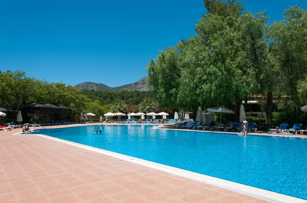 Piscina exterior, Turquia — Fotografia de Stock