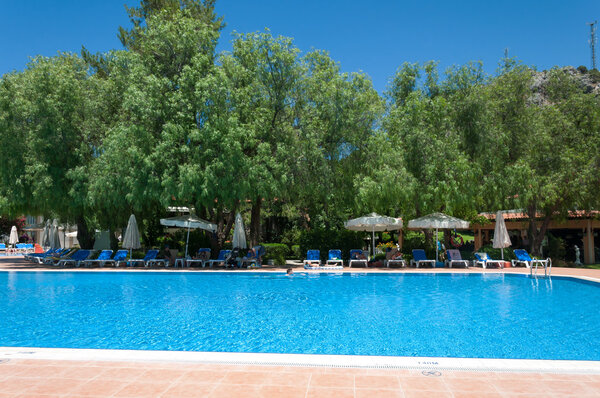 Swimming pool outdoor, Turkey