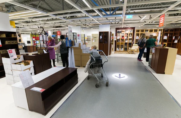 Interior furniture store "Ikea" — Stock Photo, Image